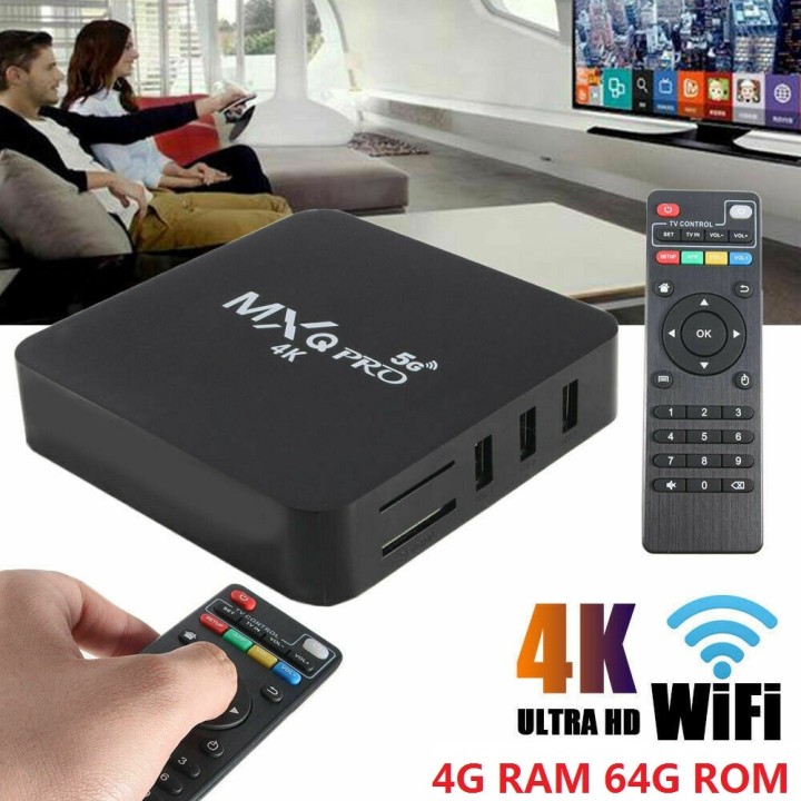 Andowl Q-A400 Il nuovo 4K 5G MXQ pro Android 11 Wifi 4G 64GB Quad Core smart tv box 4k Andriod 11.1