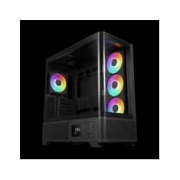 GAMDIAS CASE MID TOWER ATLAS P2 CG 2xTG 4x120mm ARGB+HUB DISPLAY