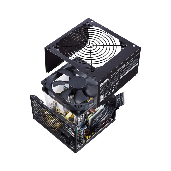 Cooler Master MWE 600 White 230V - V2 alimentatore per computer 600 W 24-pin ATX ATX Nero