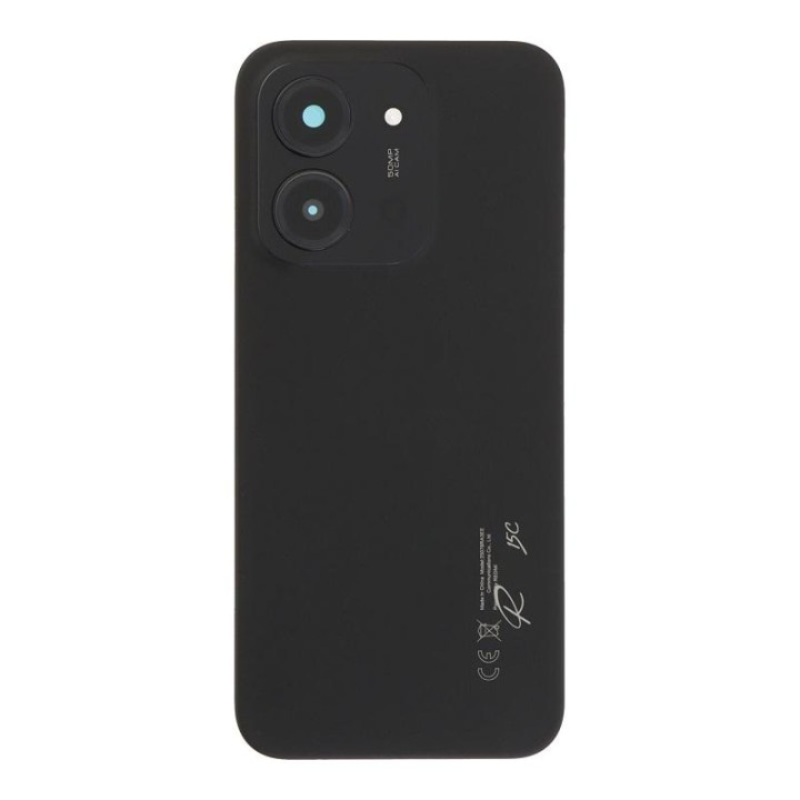 COVER POSTERIORE PER XIAOMI REDMI 15C 4G (25078RA3EE) NERO ORIGINALE..