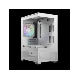 GAMDIAS CASE MICRO TOWER AURA GC9M ELITE WH ARGB 3x120ARGB PANORAMICO