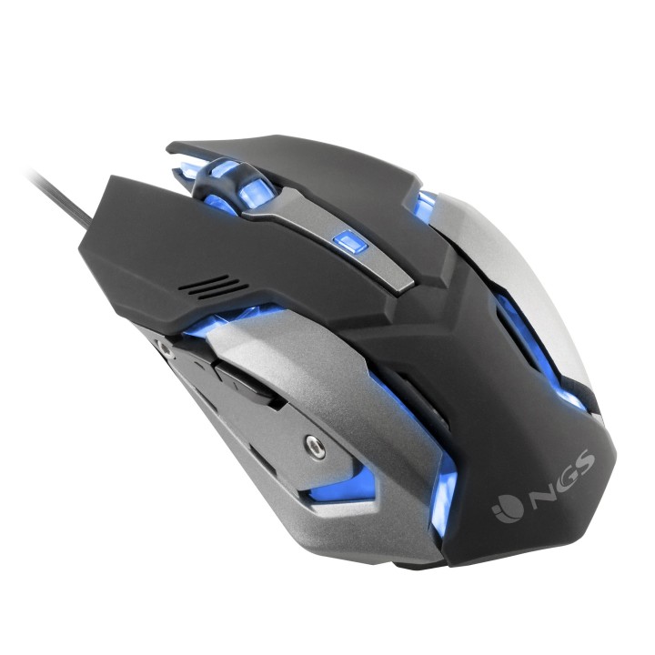 NGS GMX-100 mouse Ambidestro USB tipo A Ottico 2400 DPI