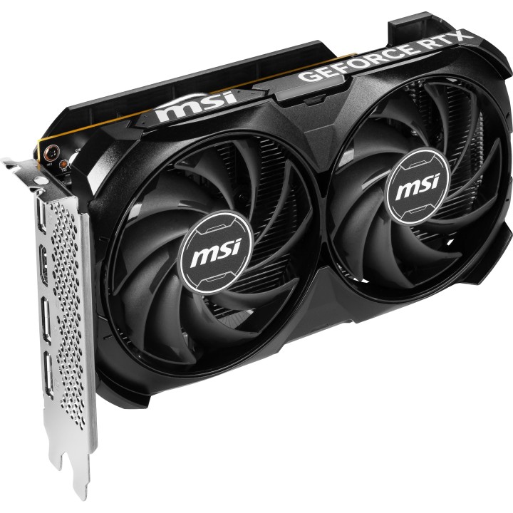 MSI GEFORCE RTX 4060 VENTUS 2X BLACK 8G OC scheda video NVIDIA 8 GB GDDR6