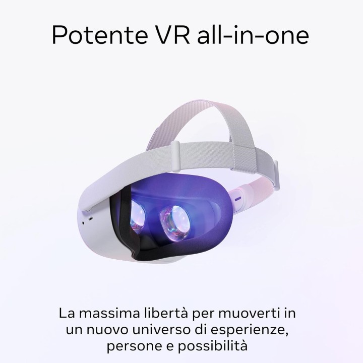Meta Quest 2 - Visore VR All-In-One - 128 Gb