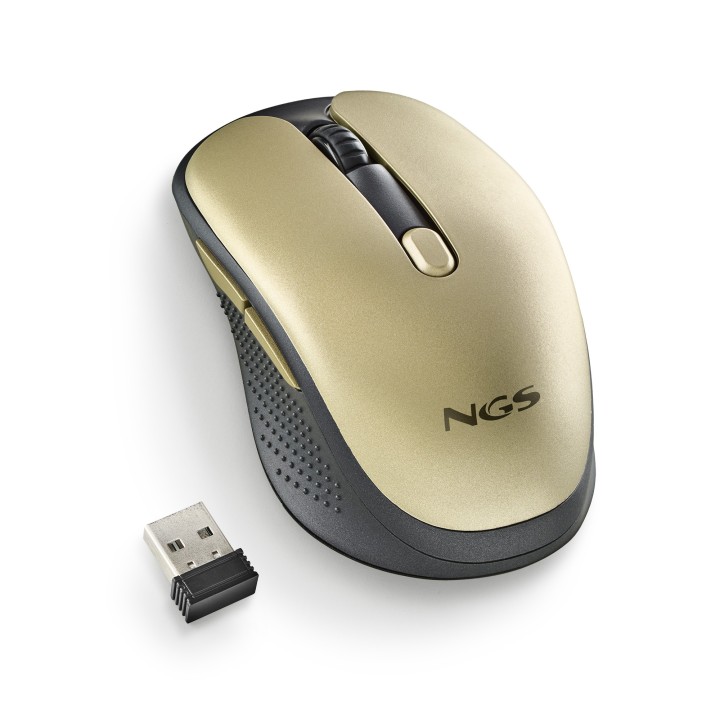 NGS EVO RUST mouse Mano destra RF Wireless Ottico 1600 DPI