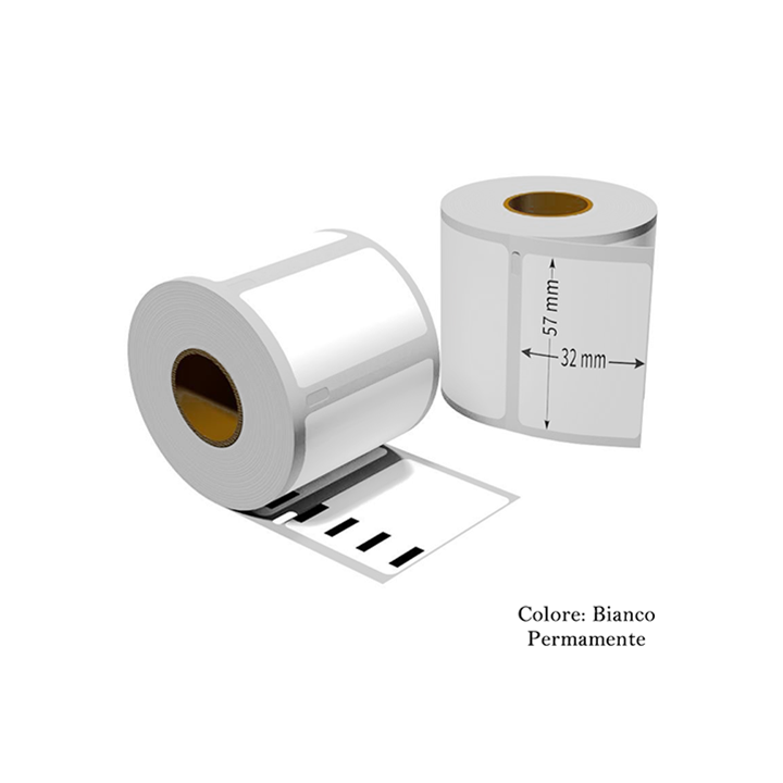 Etichette adesive permanente per DYMO DM-11354 S0722540 57mm*32mm 1000pz