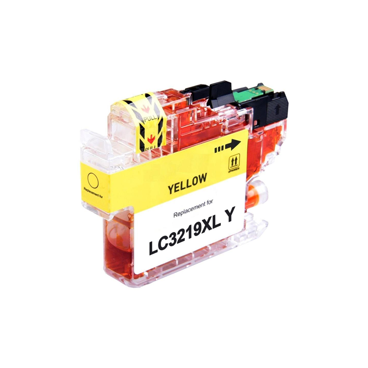 Cartuccia compatibile per Brother LC-3219 giallo 1500pag.con chip aggiornato