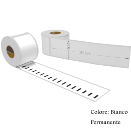 Etichette adesive permanente per DYMO DM-99018 S0722470 190mm*38mm 110pz