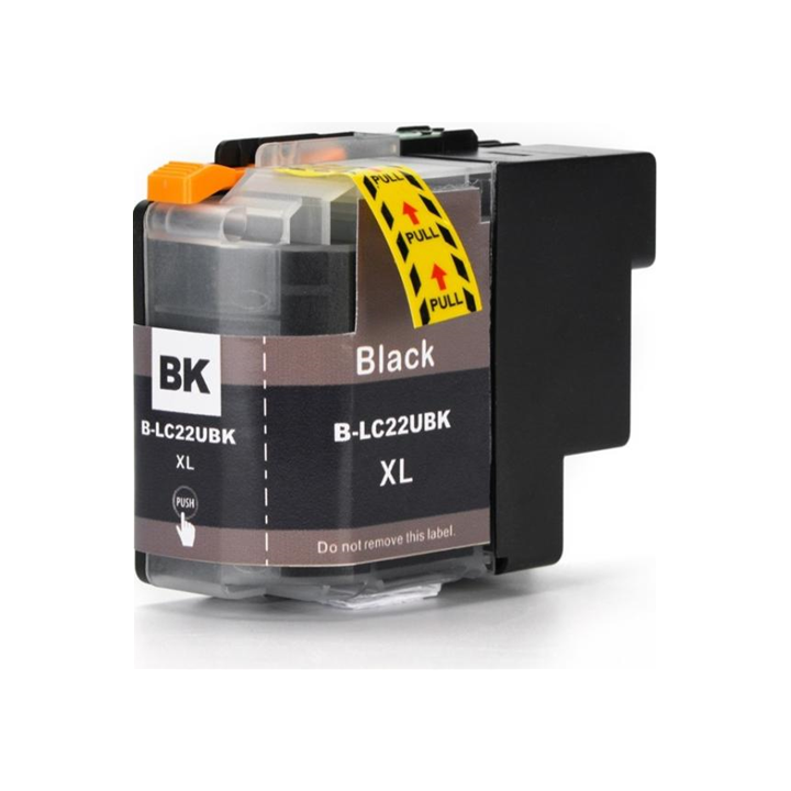 Cartuccia per Brother LC-22UBK MFC-J985DW DCP-J785DW nero 2400pag.