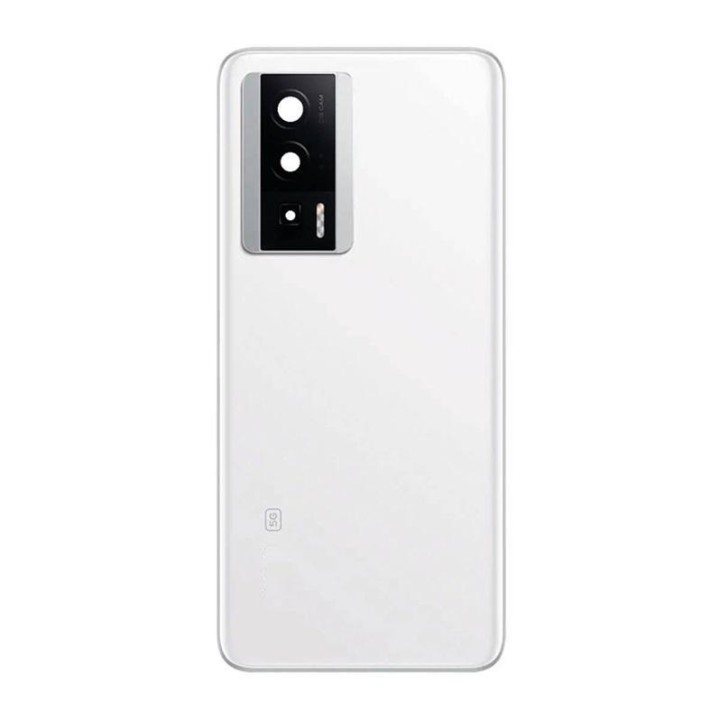 COVER POSTERIORE PER XIAOMI POCO F5 PRO (23013PC75G) BIANCO ORIGINALE