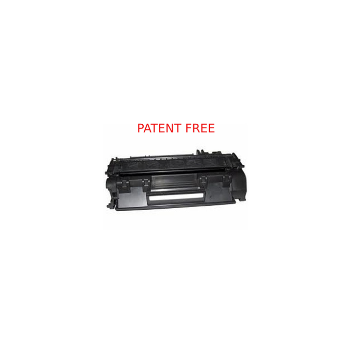 PATENT FREE Toner comp. universale per HP CE505A CF280A Canon 719A nero 2700pag.