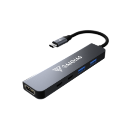 GAMDIAS HUB MERCURY M1-500 USB-C 5-IN-1 HUB ESPANSIONE