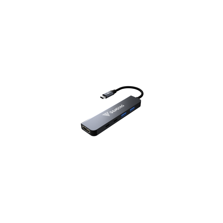 GAMDIAS HUB MERCURY M1-500 USB-C 5-IN-1 HUB ESPANSIONE