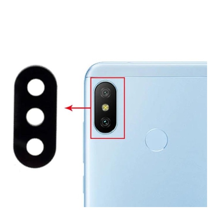 VETRO DI CAMERA PER XIAOMI MI A2 LITE MIA2 LITE / REDMI 6 PRO