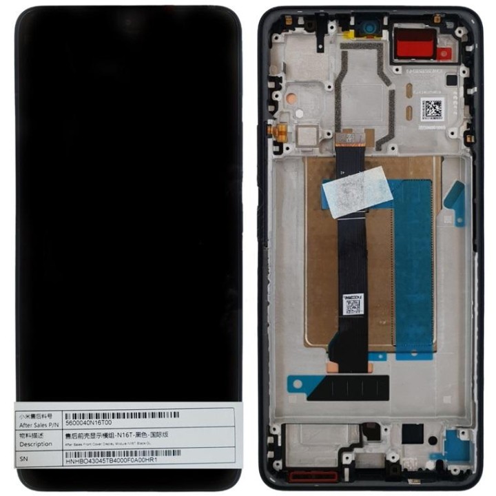 TOUCHSCREEN + DISPLAY AMOLED DISPLAY COMPLETO + FRAME PER XIAOMI POCO.