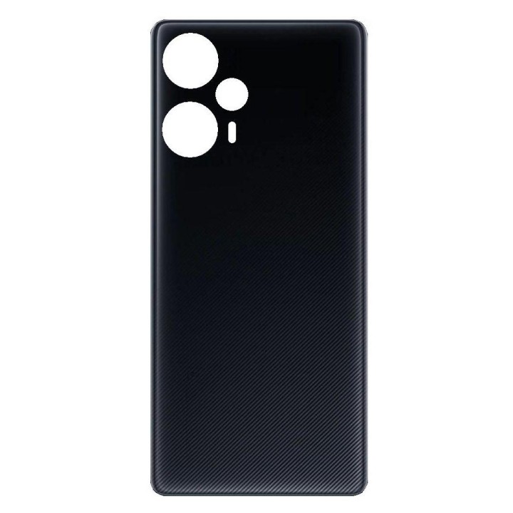 COVER POSTERIORE PER XIAOMI POCO F5 (23049PCD8G 23049PCD8I) NERO ORIG.