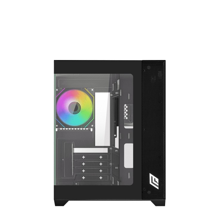 NOUA CASE MICRO ATX VISION ZK100 MINI NERO