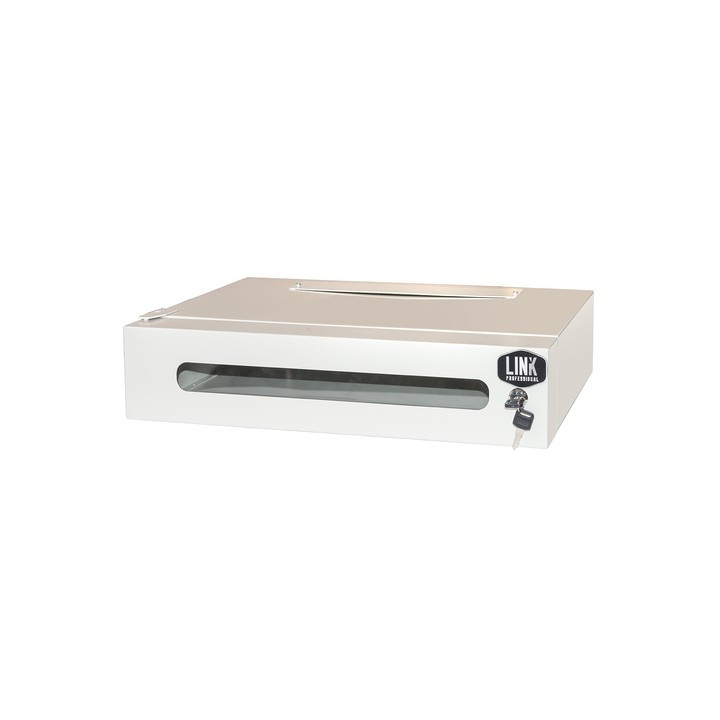 ARMADIO RACK 19 2U PROFONDITA 360 MM COLORE GRIGIO CON PORTA VETRO (AxPxL) CM 12x36x54