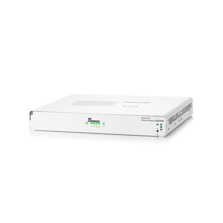 HPE GATEWAY NETWORKING INSTANT ON SECURE 5-PORT SMARTRATE 2.5G POE+ 64W SG2505P