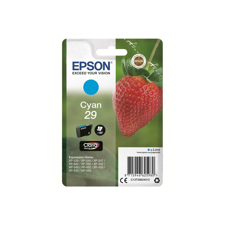 EPSON CART. INK CIANO SERIE FRAGOLA