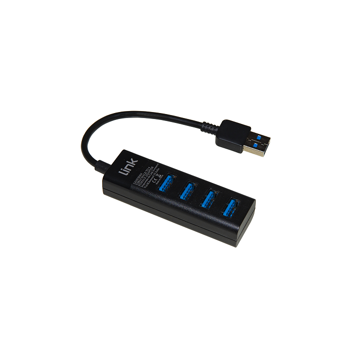 LINK HUB 4 PORTE USB 3.0 CON CAVO CM 15
