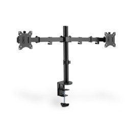 FISSAGGIO A INCASTRO PER MONITOR DOPPIO 17-32, 2 X 8 KG (MAX), NERO