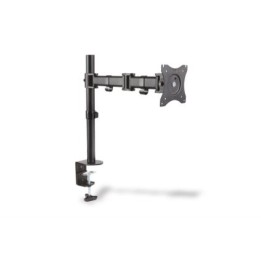 BRACCIO PER MONITOR 27 CON MORSETTO DUE SNODI FINO A VESA 100X100 8 KG