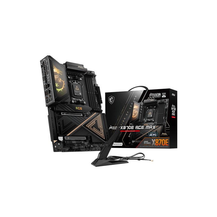 MSI MB MEG X870E ACE MAX,X870E,AM5,4DDR5,2PCI-Ex16,1PCI-Ex4,5M.2,4SATA3,2USB4,1USB3.2 Gen2x2,11U