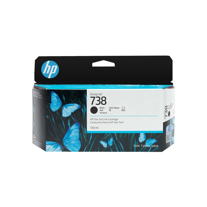 HP CART INK NERO DESIGNJET 738