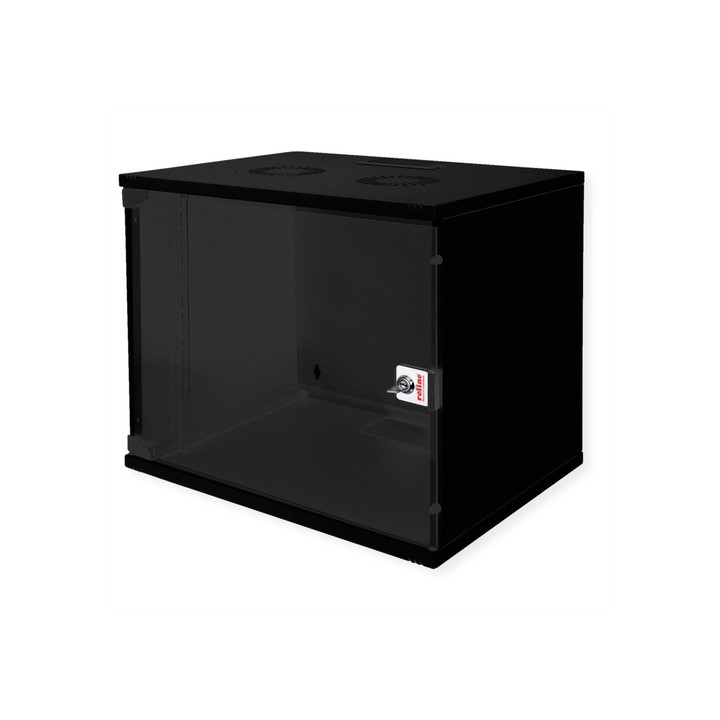 ROLINE 19" CABINET DA MURO BASIC 9U, 540x400 (WxD), KIT DI ASSEMBLAGGIO, NERO