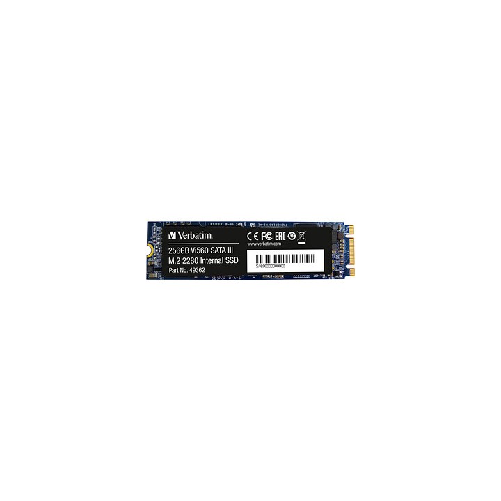 VERBATIM SSD INTERNO VI560 S3 256GB M.2 SATA R/W 520/500