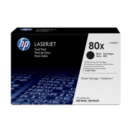 HP TONER NERO 80X CONF. 2 PEZZI