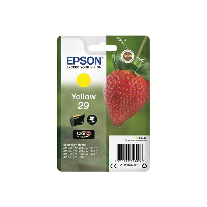 EPSON CART. INK GIALLO SERIE FRAGOLA