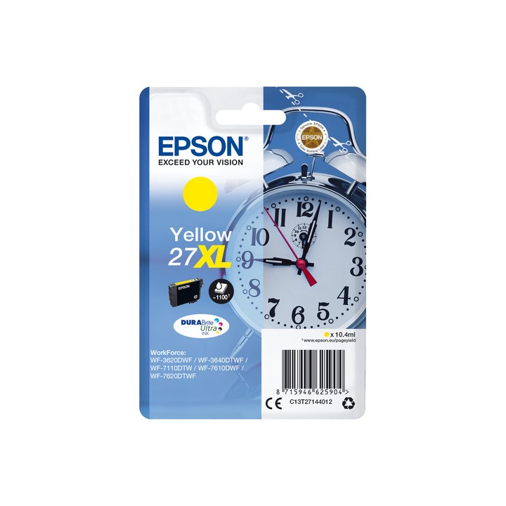 EPSON CART. INK GIALLO 27XL SERIE SVEGLIA PER WF-7620
