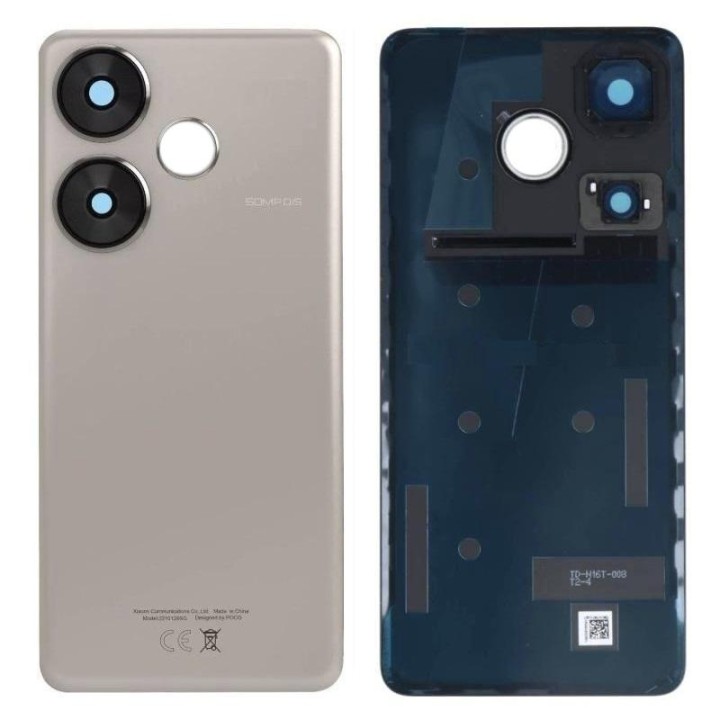 COVER POSTERIORE PER XIAOMI POCO F6 5G (24069PC21G) ORO / TITANIO ORI.
