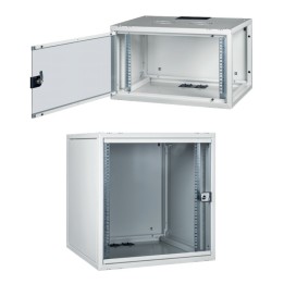 ARMADIO RACK 19 6U PROFONDITA 600 MM DA ASSEMBLARE GRIGIO DISASSEMBLATO SERIE EAVI