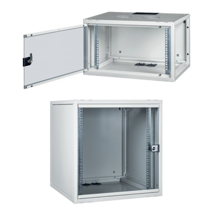 ARMADIO RACK 19 6U PROFONDITA 600 MM DA ASSEMBLARE GRIGIO DISASSEMBLATO SERIE EAVI