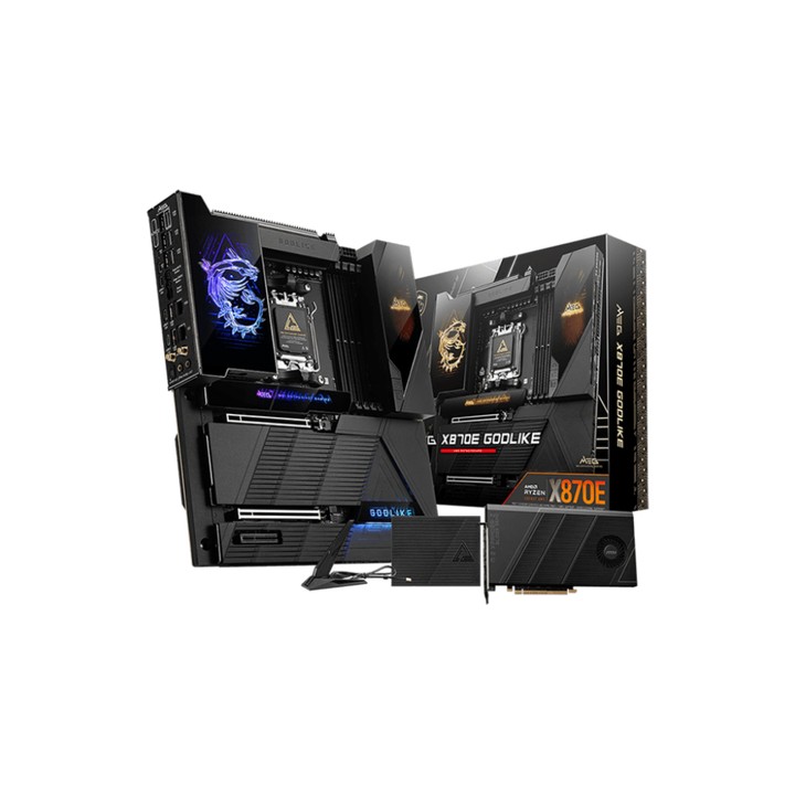 MSI MB MEG X870E GODLIKE,X870E,AM5,4DDR5,2PCI-Ex16,5M.2,4SATA3,2USB4,1USB3.2 Gen2x2,13USB3