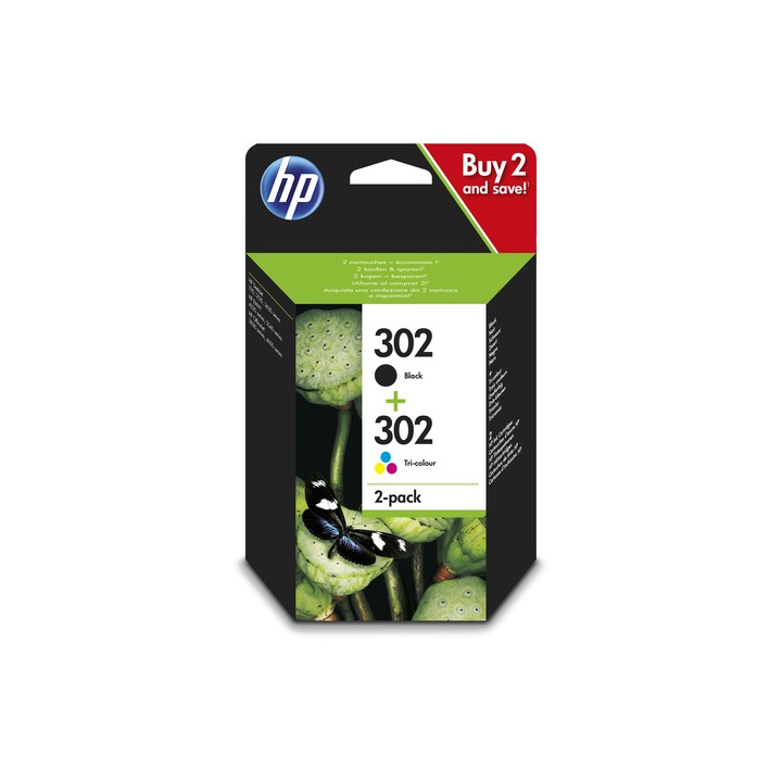 HP CARTUCCIA 302 INKJET MULTICOLORE NERO+COLORE STANDARD