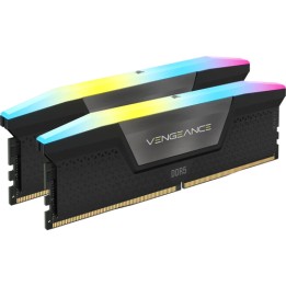 CORSAIR RAM VENGEANCE RGB DDR5 64GB 2 x 32GB DDR5 6400 CL32-40-40-84 1.40V INTEL XMP - BLACK