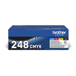 BROTHER CARTUCCIA MULTICOLOR + NERO TN248VAL DURATA 1000 PAGINE