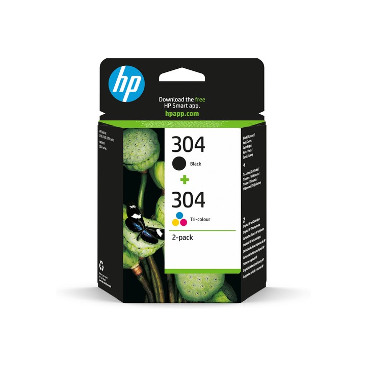 HP CONFEZIONE 2 CARTUCCE INKLJET NERO + TRICROMIA