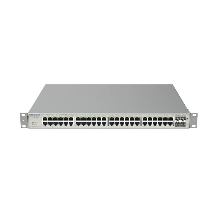 REYEE CLOUD SWITCH MANAGED GIGABIT L3 8XGE POE++ 40XGE POE+ 4XSFP+ ROUTING STATICO POWER BUDGET 740W