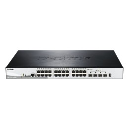 D-LINK SWITCH 28 PORTE POE SMART MANAGED, 4 PORTE 10G SFP+