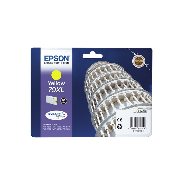 EPSON CART INK GIALLO XL PER WF-5620 SERIE TORRE DI PISA