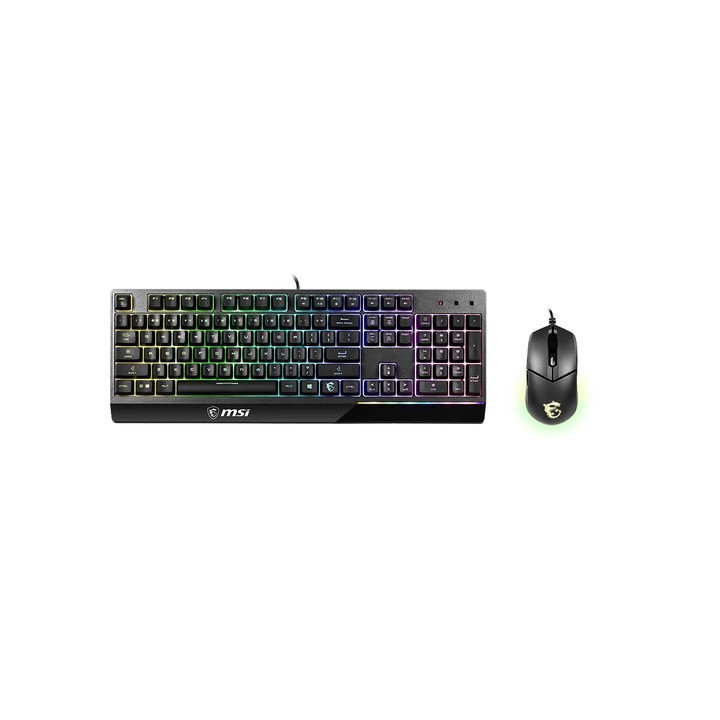 MSI KEYBOARD,,105KEYS,Italian,BLACK, WITH OPTICAL 5000DPI MOUSE 6KEY WITH WHEEL,RoHS COMPLIANCE