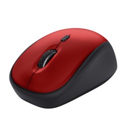 TRUST MOUSE YVI WIRELESS, ECO, ROSSO