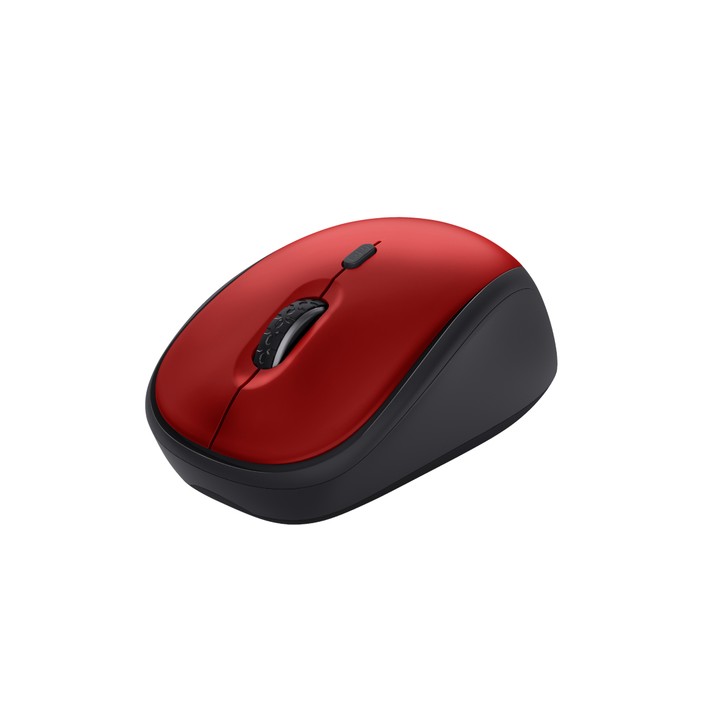 TRUST MOUSE YVI WIRELESS, ECO, ROSSO