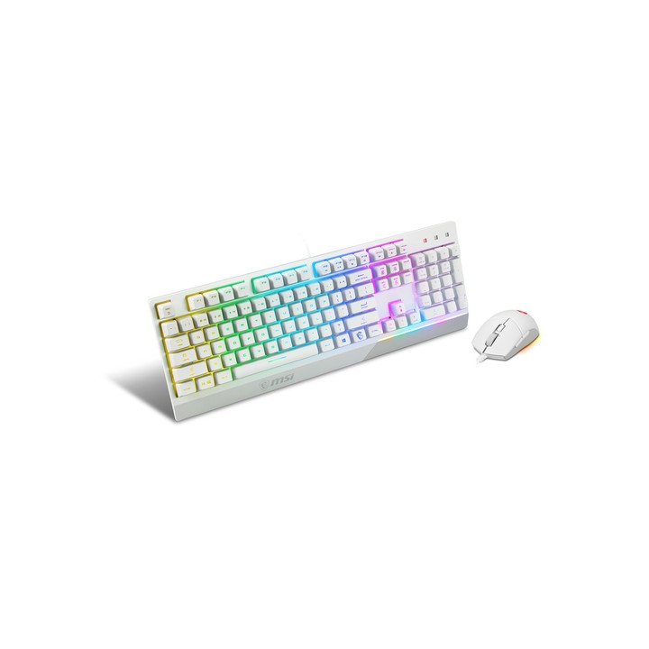 MSI BUNDLE TASTIERA + MOUSE VIGOR GK30 COMBO WHITE LAYOUT ITA