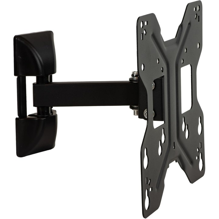 BRACCIO SUPPORTO A MURO A 2 SNODI PER SCHERMI 23-42 FINO A 30 KG